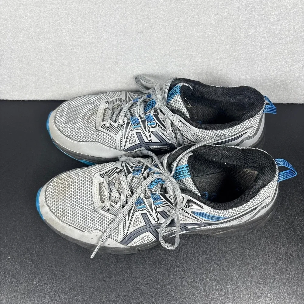 ASICS GEL Venture 8 Men Size 8 Trail Running Shoes Sheet Rock Electric Blue